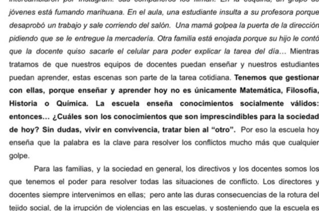 Directores de escuelas secundarias