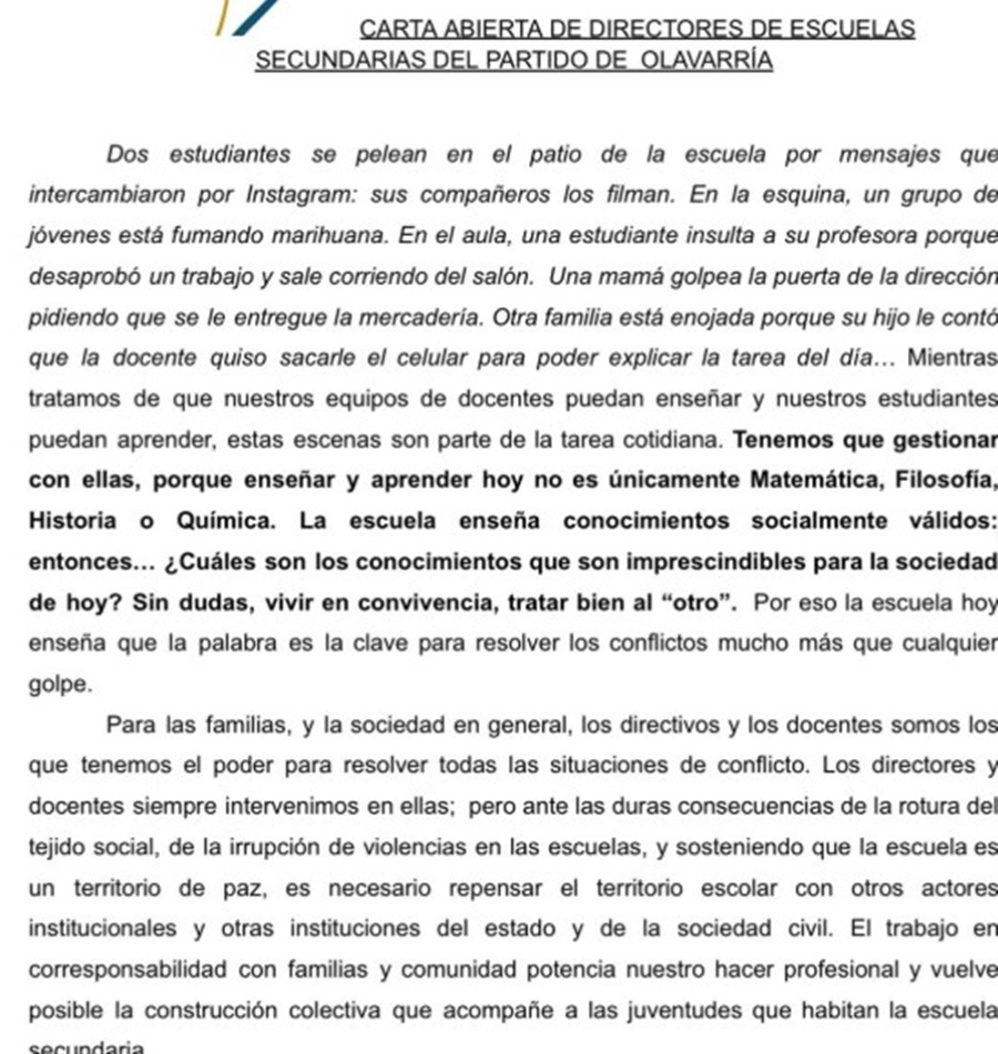 Directores de escuelas secundarias