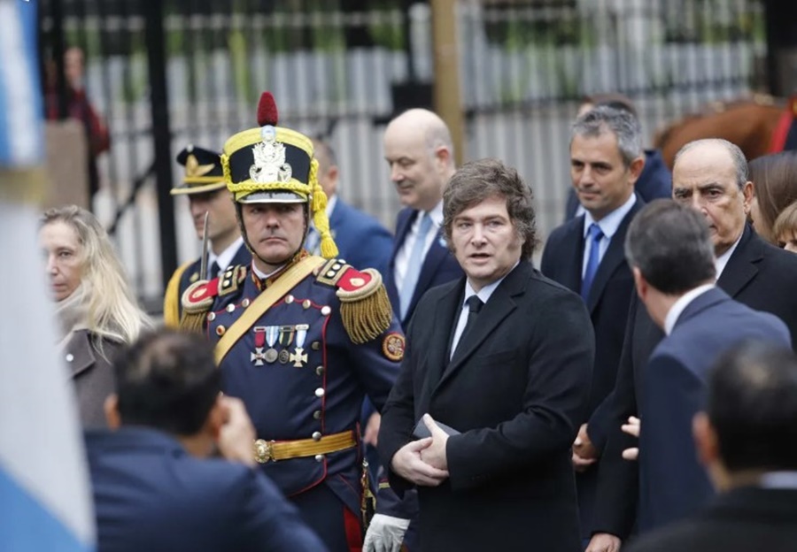 Javier milei participó del