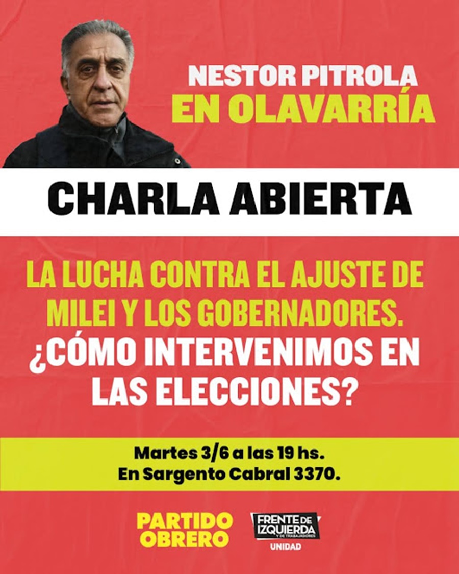 Néstor pitrola en