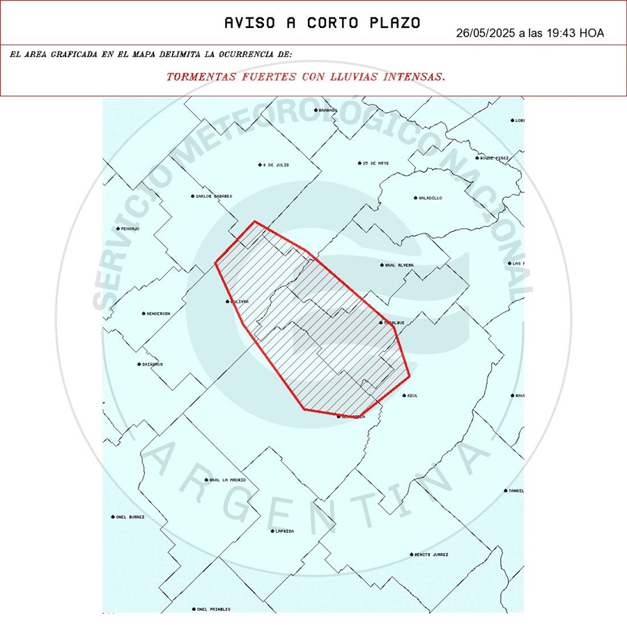 Rige un alerta por