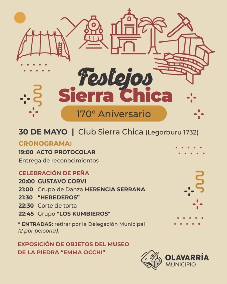 Sierra chica celebra el