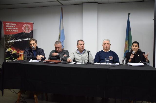 Bomberos de olavarría brindó