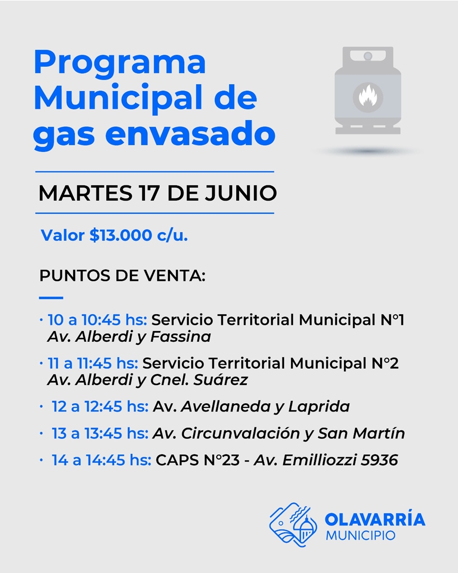 Programa municipal de gas