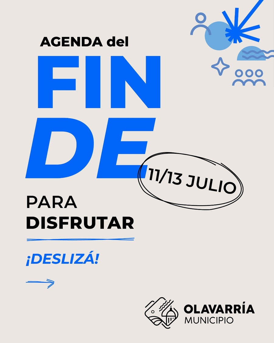 Agenda para disfrutar el