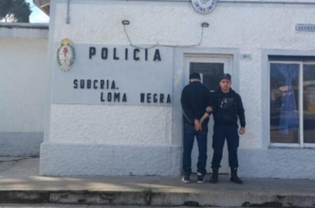 Detenido en loma negra