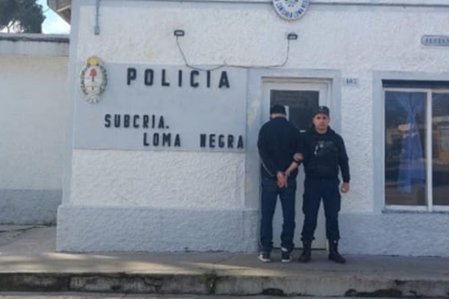 Detenido en loma negra