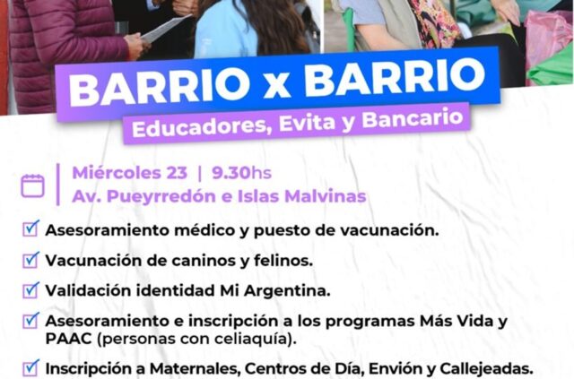 Evita educadores y bancario