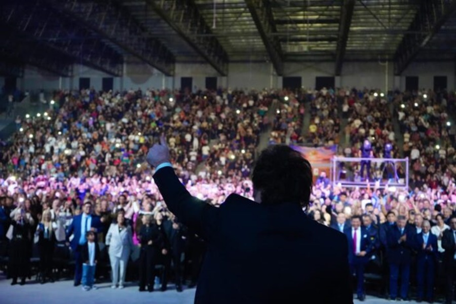 Javier milei volvió a