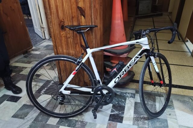 Recuperan bici de carrera