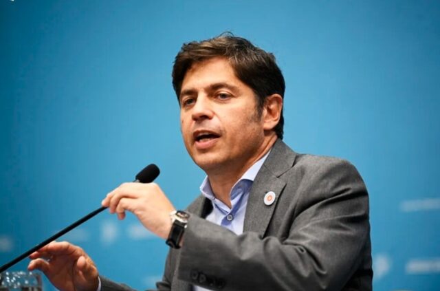 El miércoles Axel Kicillof