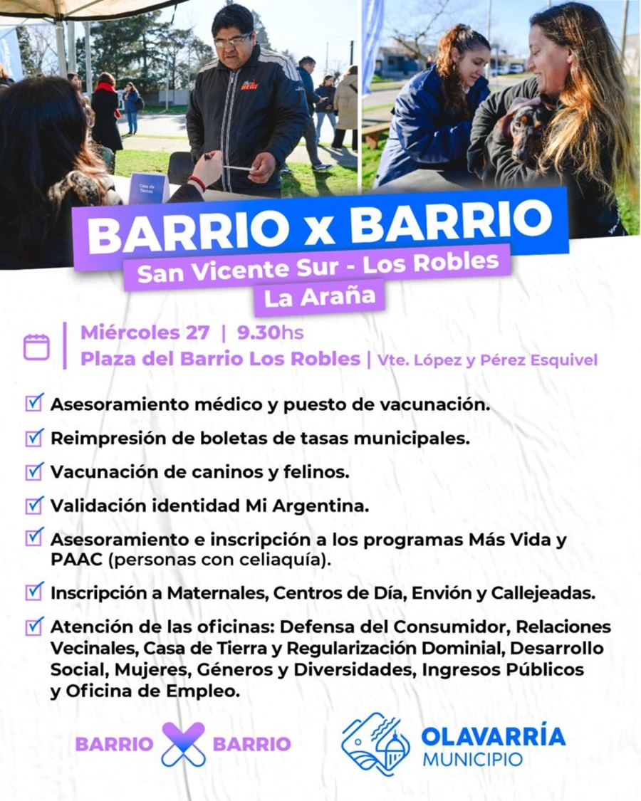 Barrio por barrio en