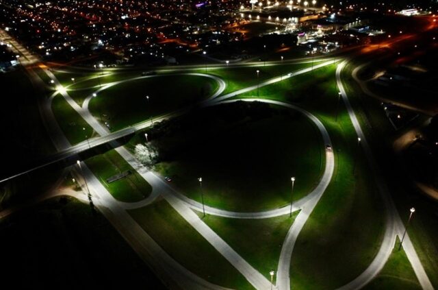 El acceso a Olavarría