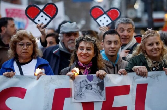 Los trabajadores del hospital