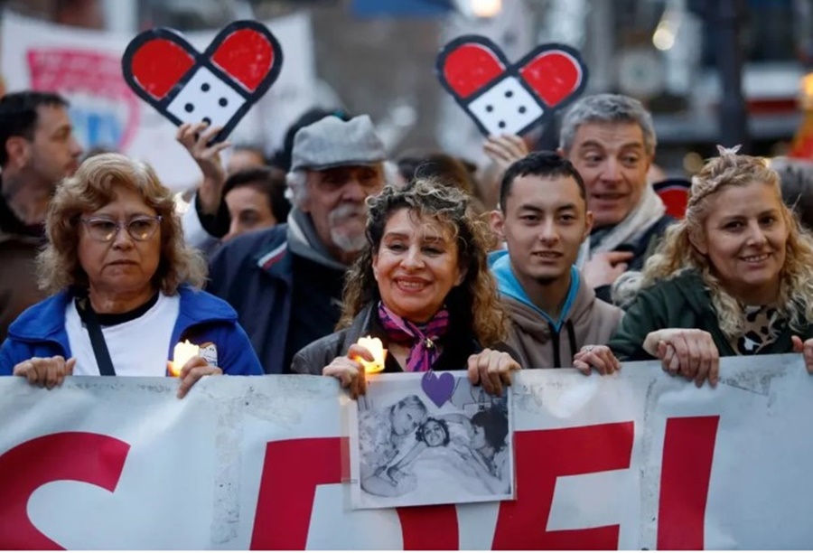 Los trabajadores del hospital