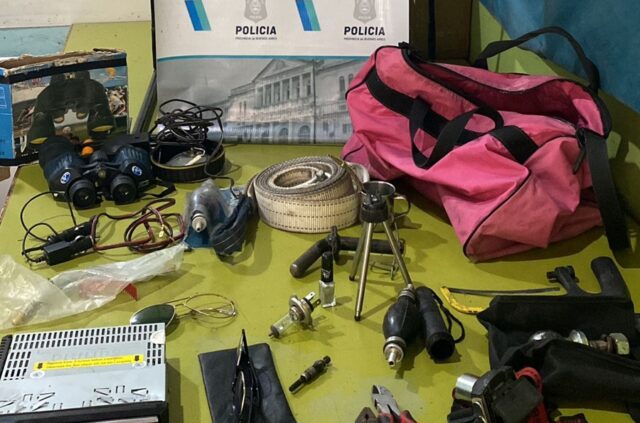 Recuperan objetos sustraidos de