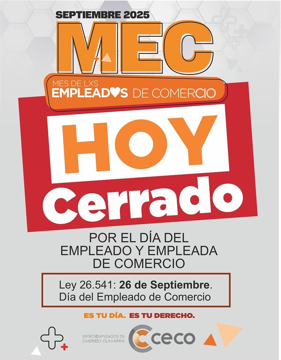 Feriado mercantil para los