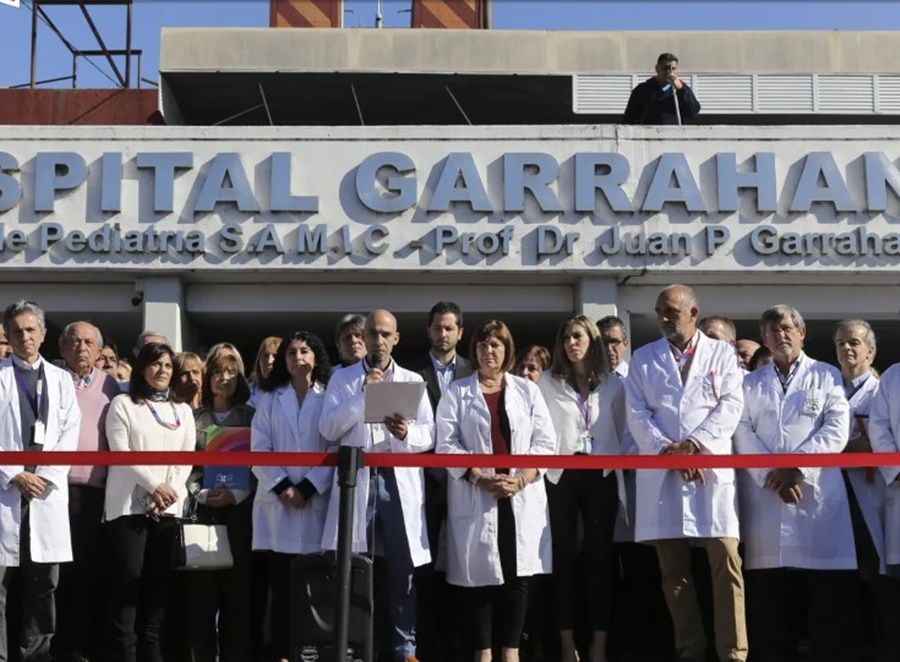 Los trabajadores del Garrahan