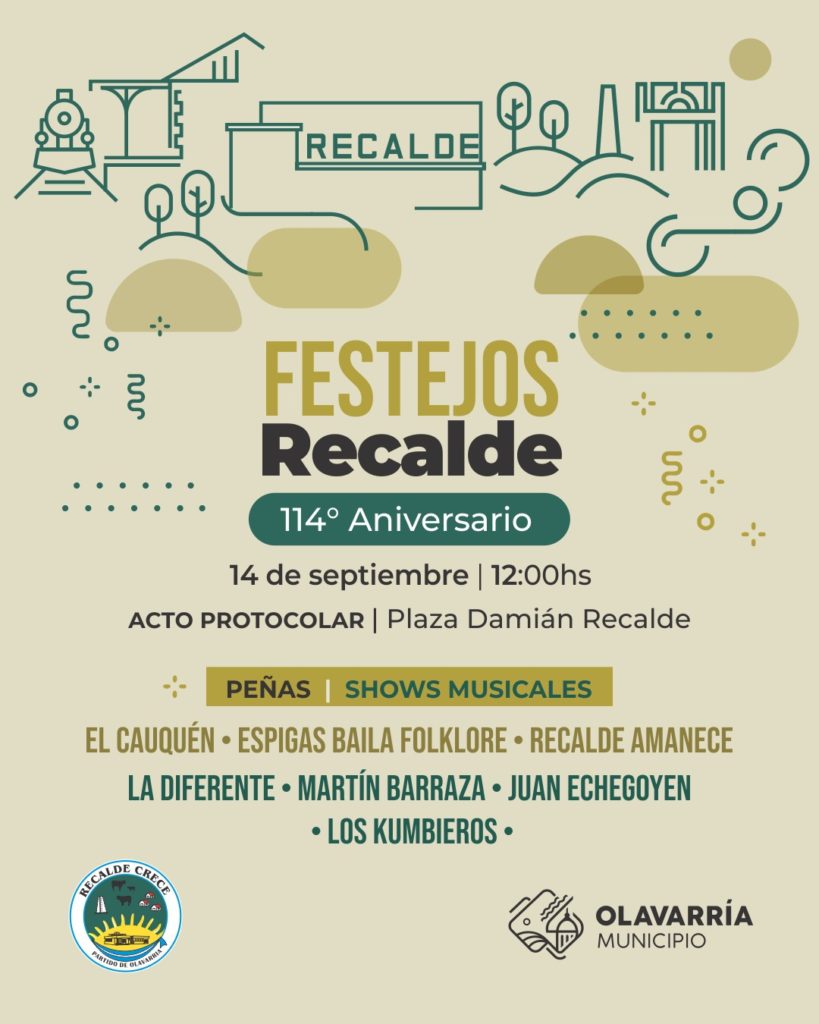 Recalde festeja este domingo