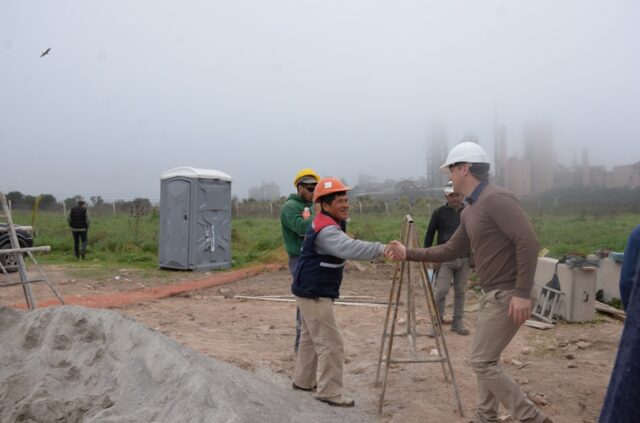 Recorrida por la obra