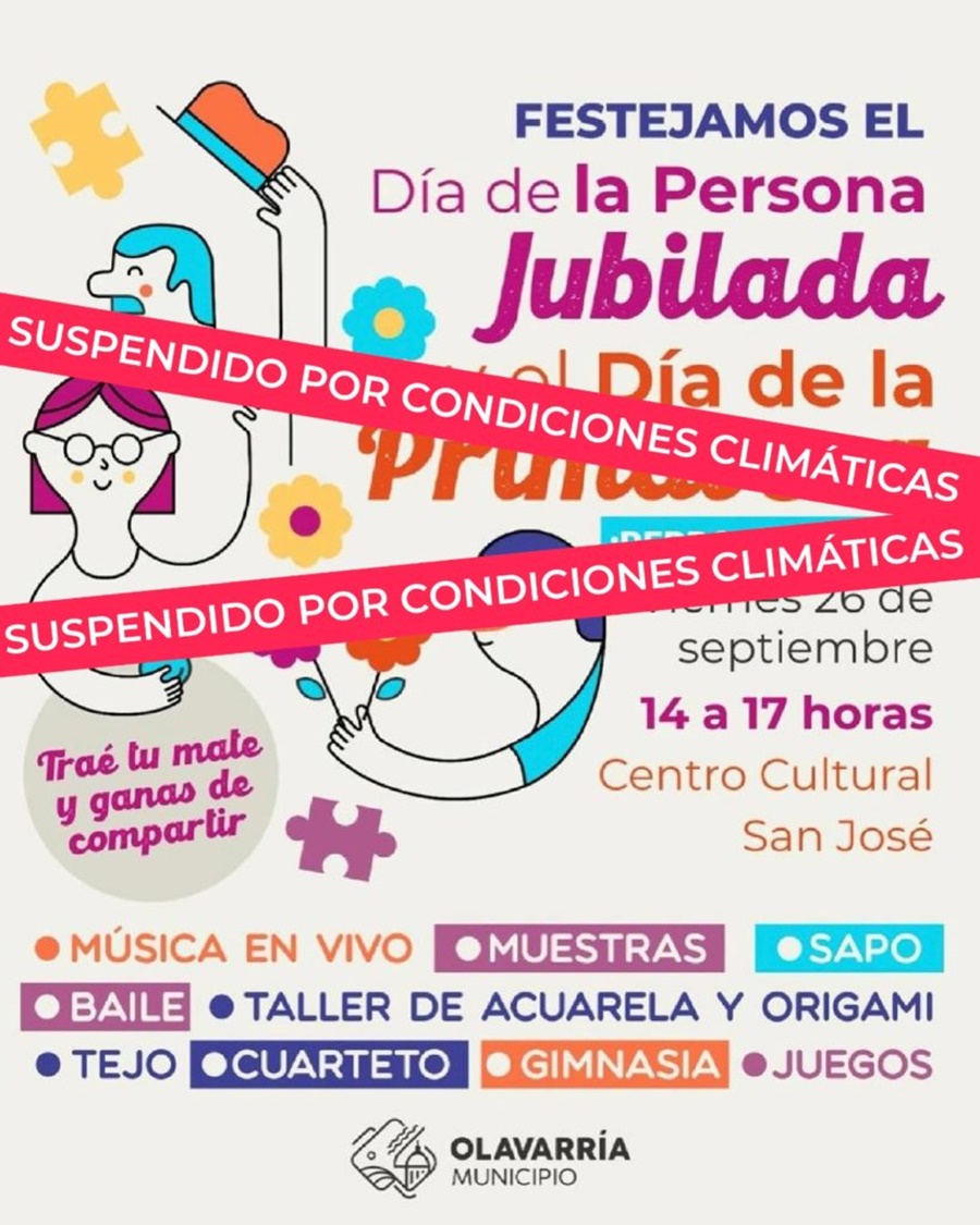 Se suspende la Celebración