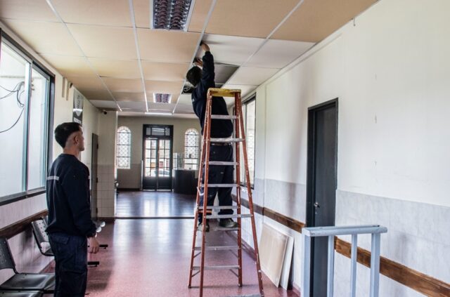 Continúan con los trabajos