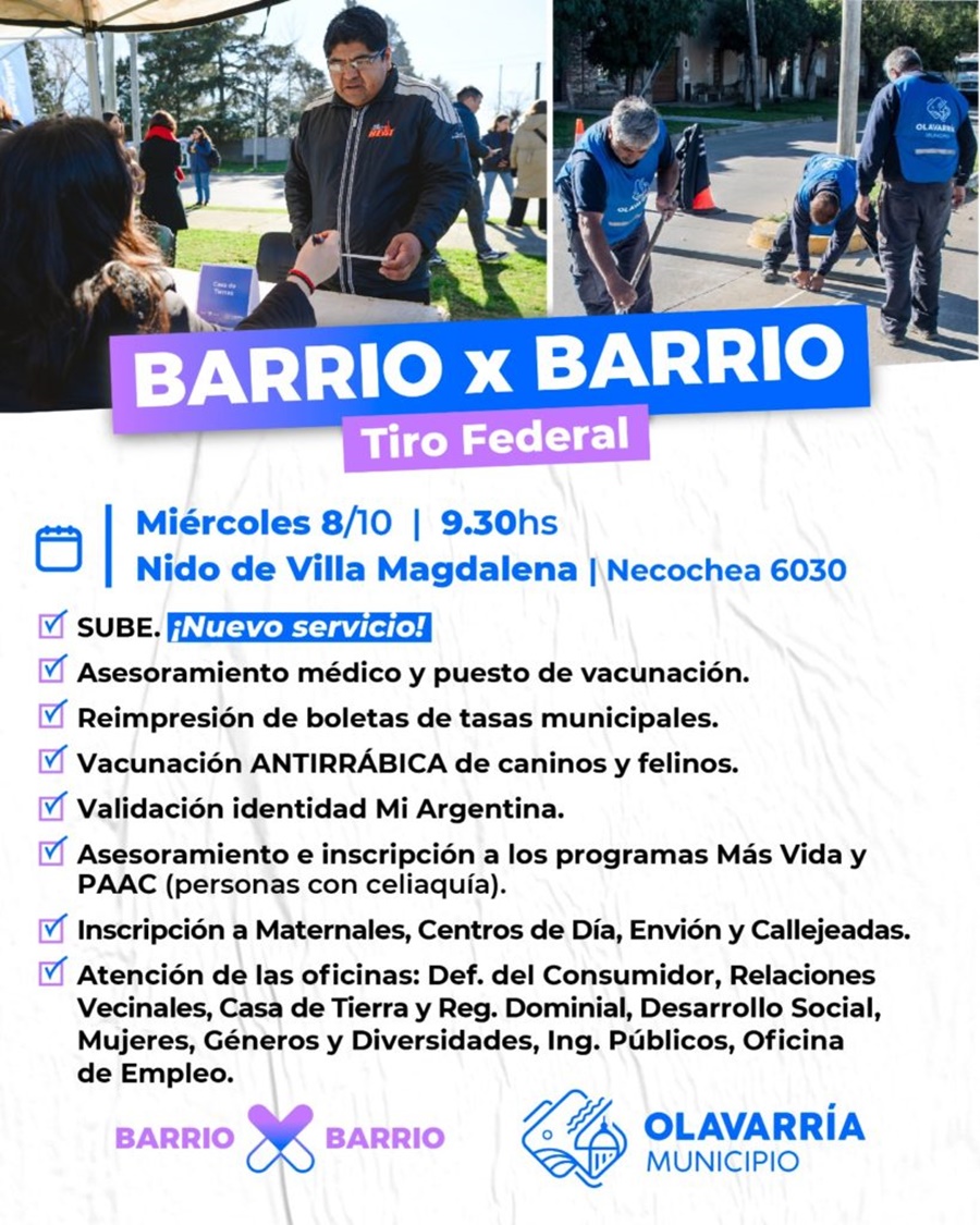 Servicios Municipales llegan a