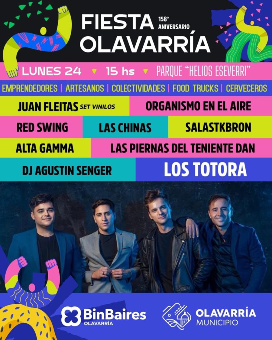 Cronograma confirmado de presentaciones