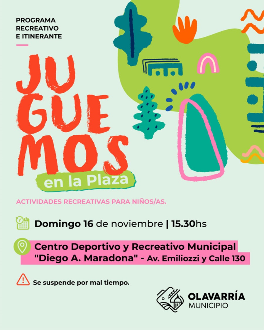 Este domingo juguemos en