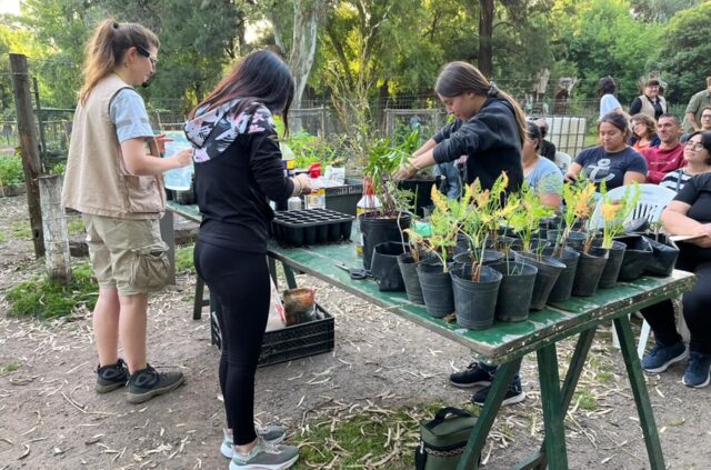 Exitosa jornada de huerta