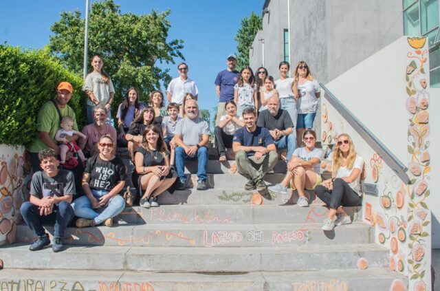 Se inauguró un mural