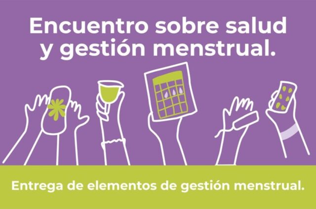 Encuentro gestión menstrual como