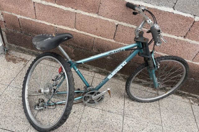 Hallaron una bicicleta tipo