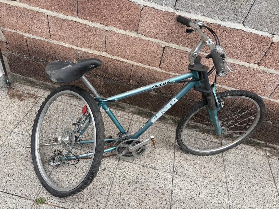 Hallaron una bicicleta tipo