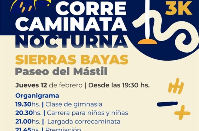 La segunda Correcaminata Nocturna