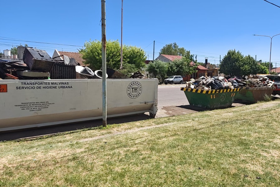 Operativo municipal de limpieza