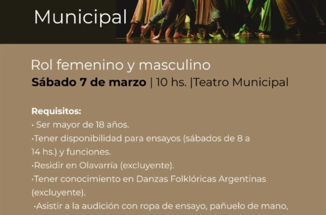 Audición del Ballet Folklórico