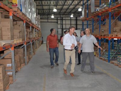 El intendente visitó una