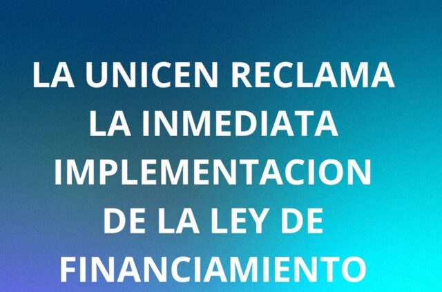 UNICEN reclama la inmediata