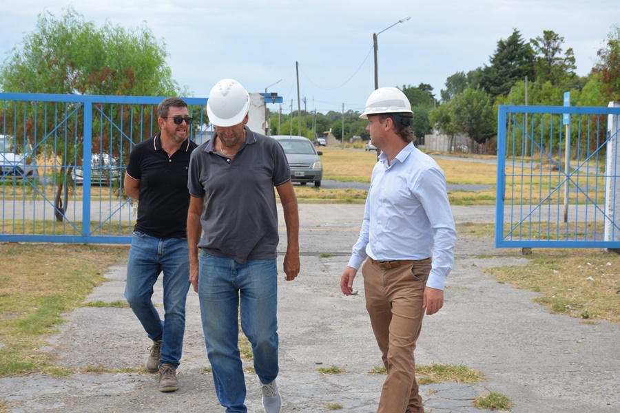 Wesner visitó las obras
