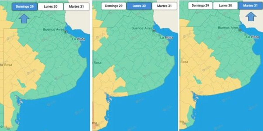 Alerta amarilla por tormentas