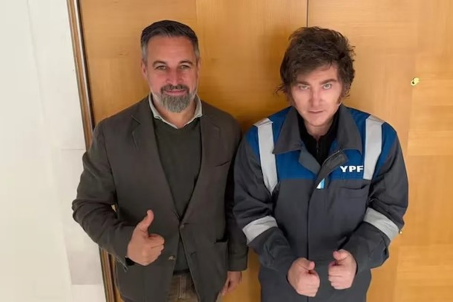 Javier Milei vio a