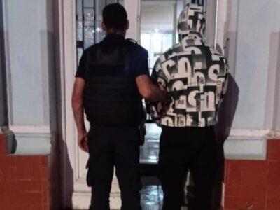 Cayó un sujeto armado