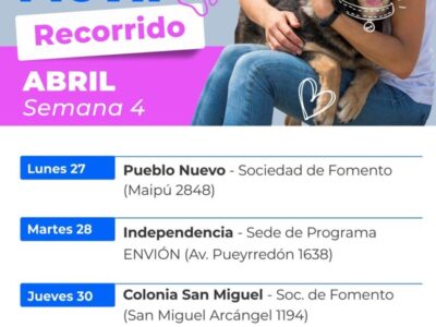 Disponible el recorrido semanal