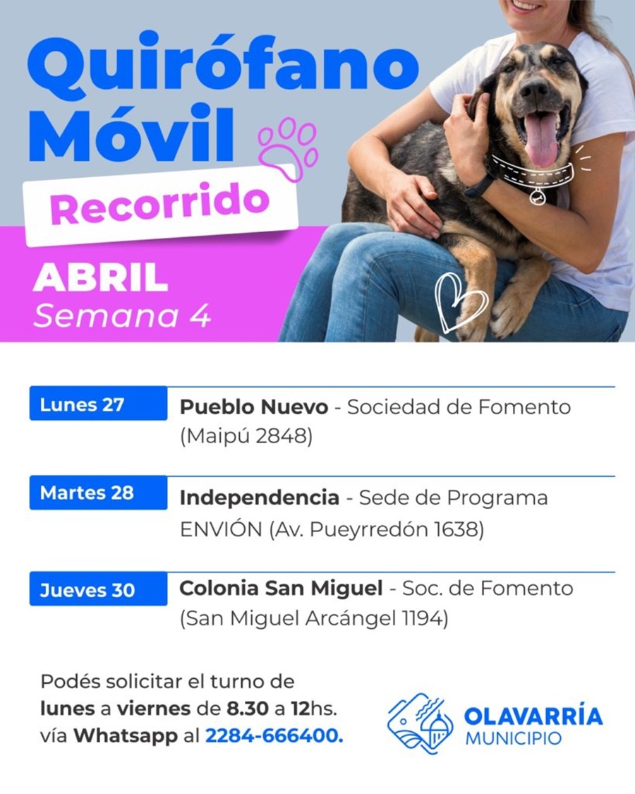 Disponible el recorrido semanal