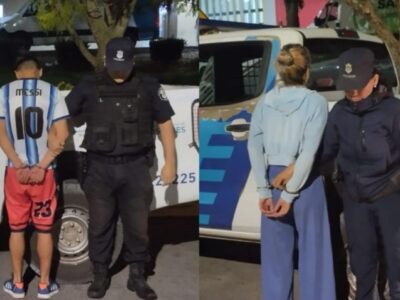 Dos detenidos por disturbios