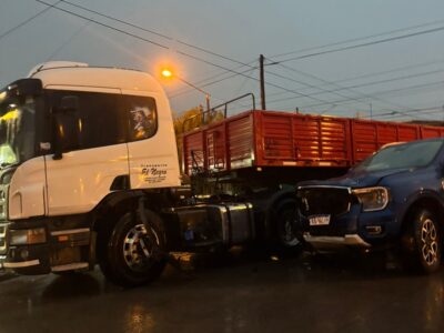 Fuerte choque entre un