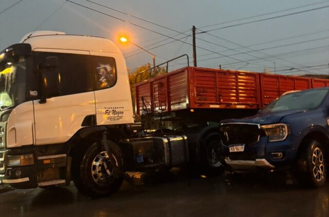 Fuerte choque entre un