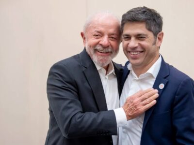 Kicillof se mostró con