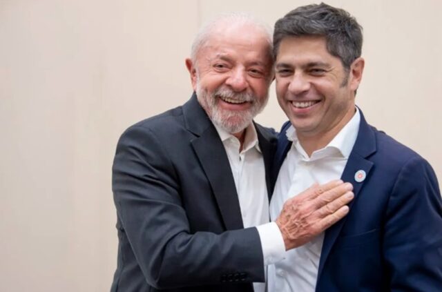 Kicillof se mostró con
